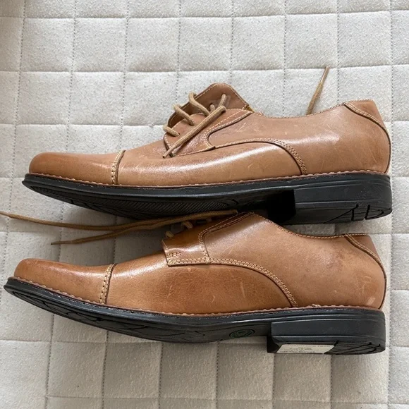Sandro Moscoloni Men’s Bryan Tan Leather Oxfords